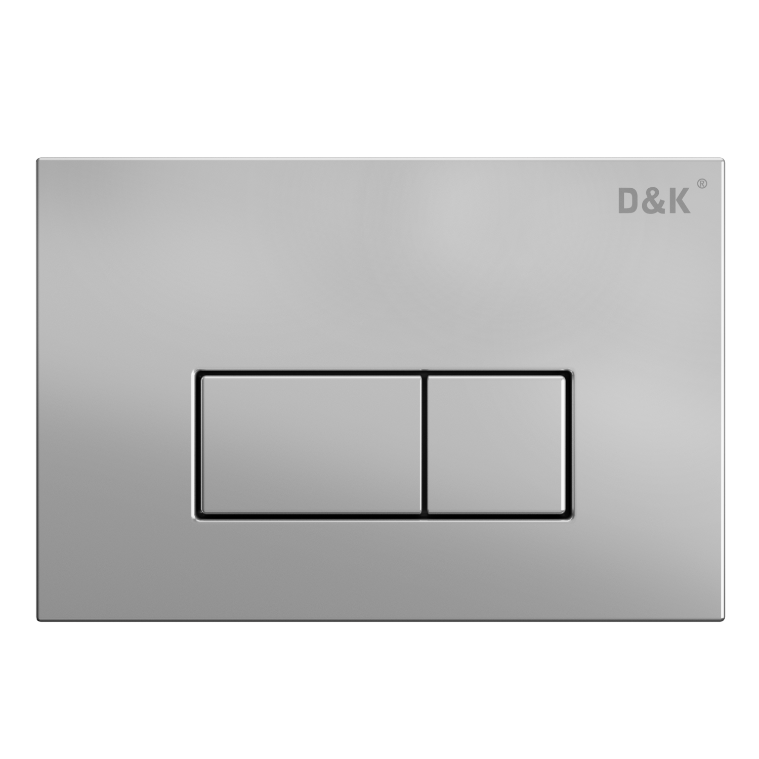 Клавиша смыва D&K Rhein (арт.инсталл DI8050127);матовый хром (DB1499002) - фото 1