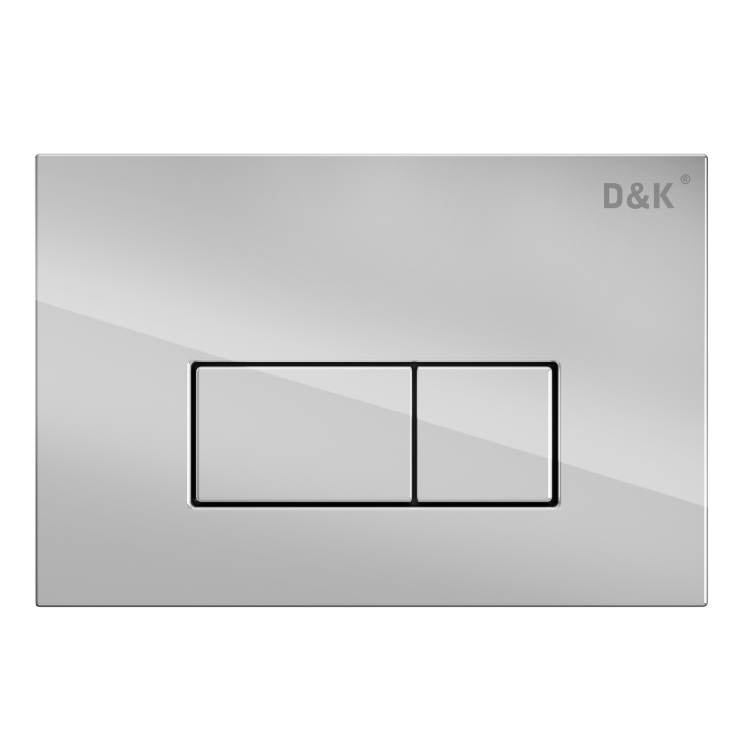 Клавиша смыва D&K Rhein (арт.инсталл DI8050127);хром (DB1499001) - фото 1
