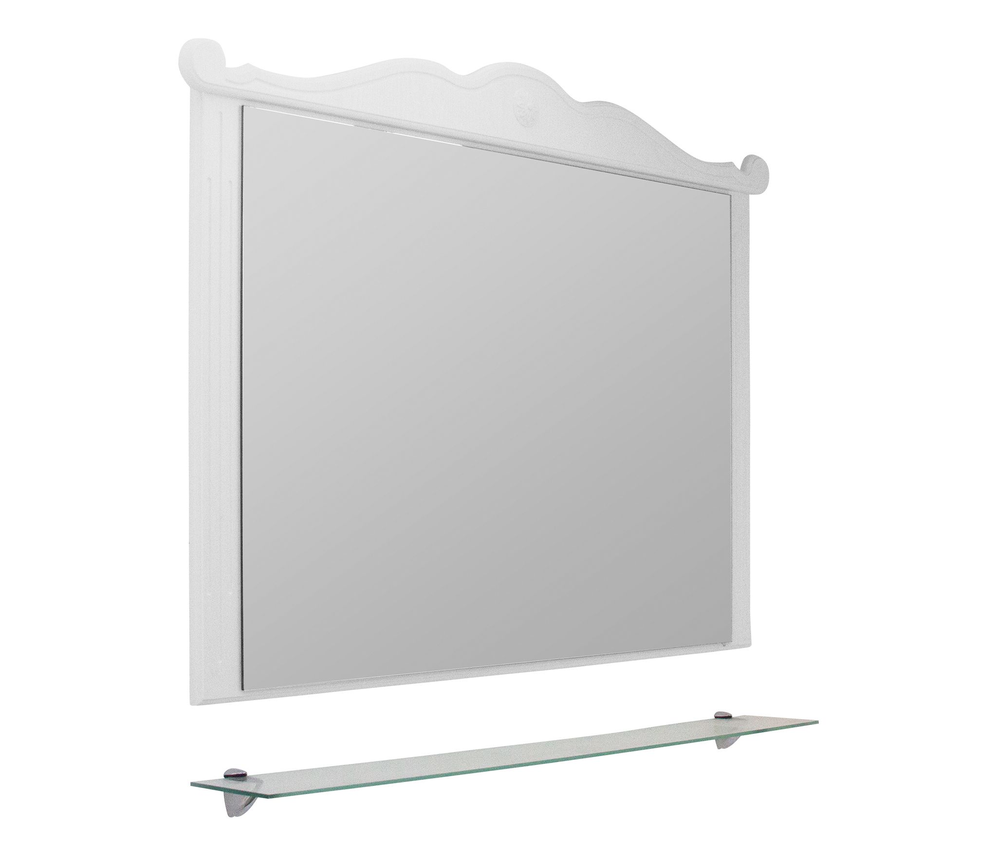 Зеркало без подсветки MIXLINE Прованс-105 белый ясень (536525) - фото 1