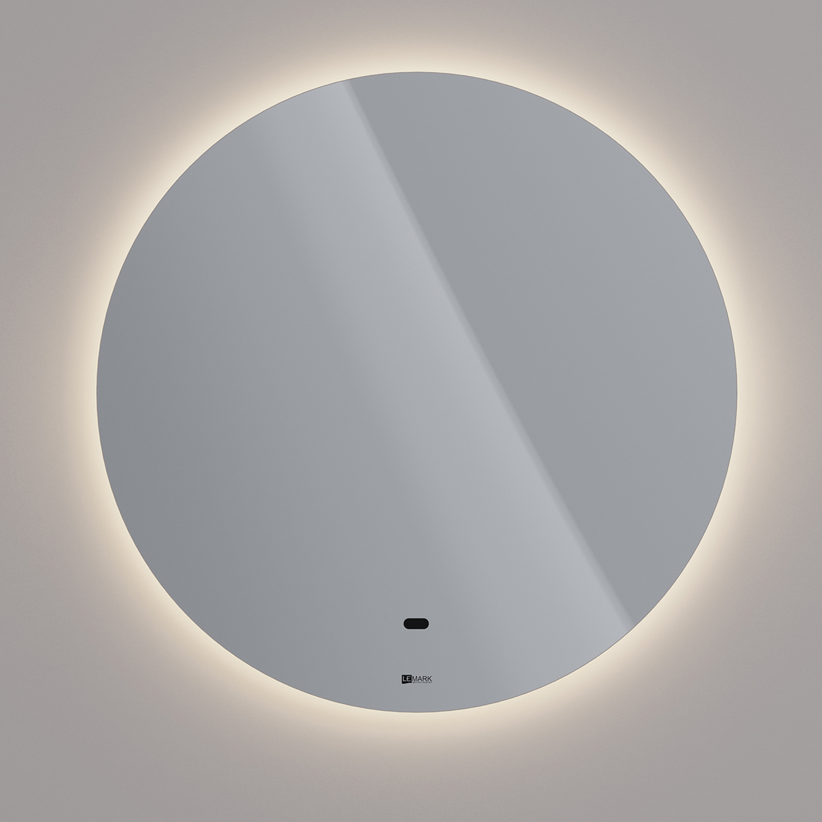 Зеркало Lemark OLSA D65 см круглое с интерьерной подсветкой, с подогревом (LM65Z-O) - фото 4