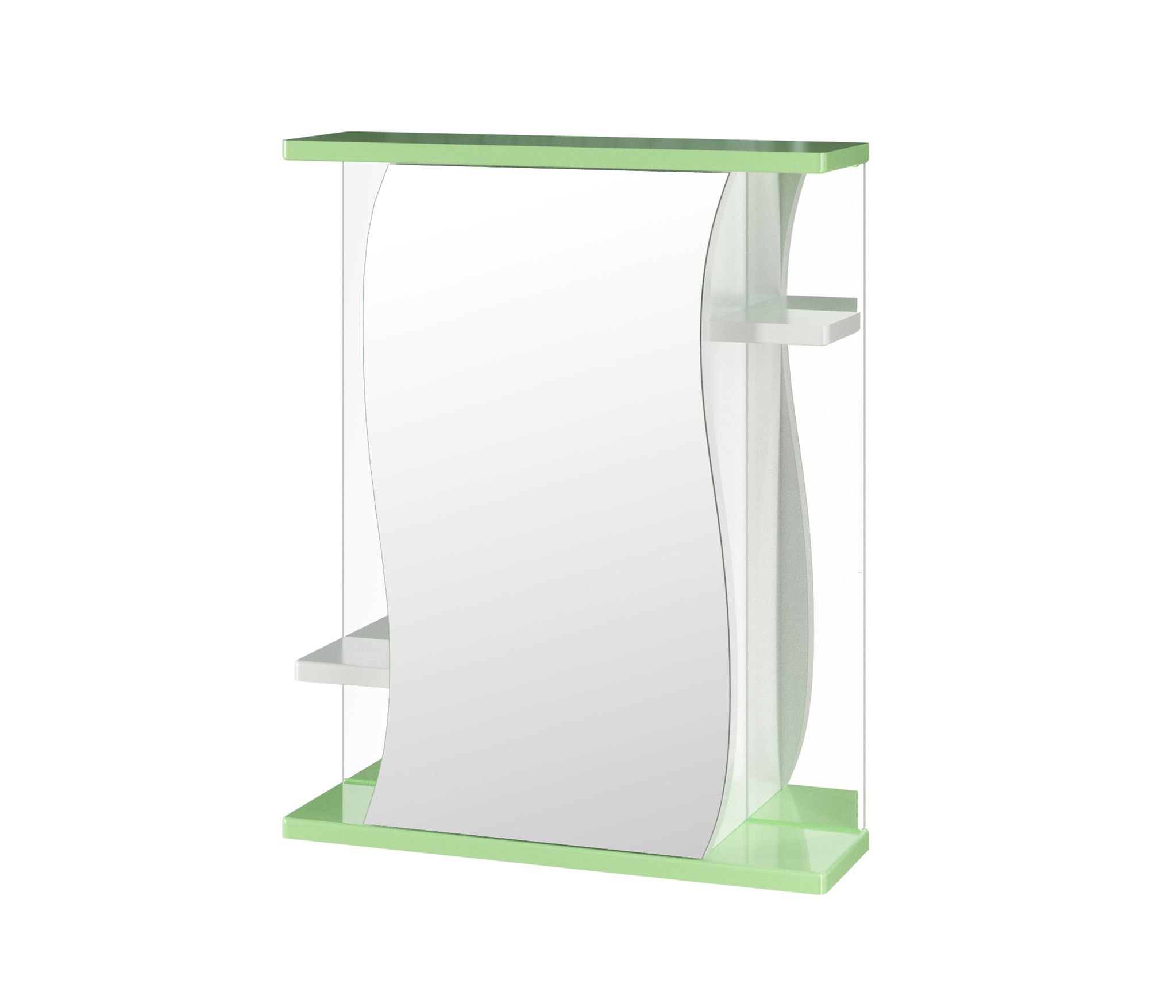 Зеркало-шкаф навесной без подсветки MIXLINE Венеция-60 зеленый (525921) - фото 1