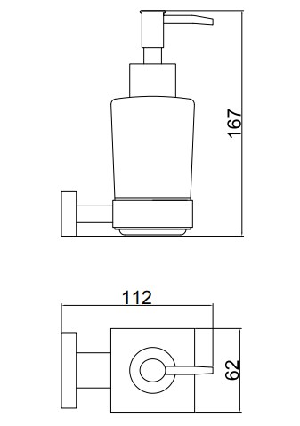 Дозатор жидкого мыла BELZ (B90227) - фото 2