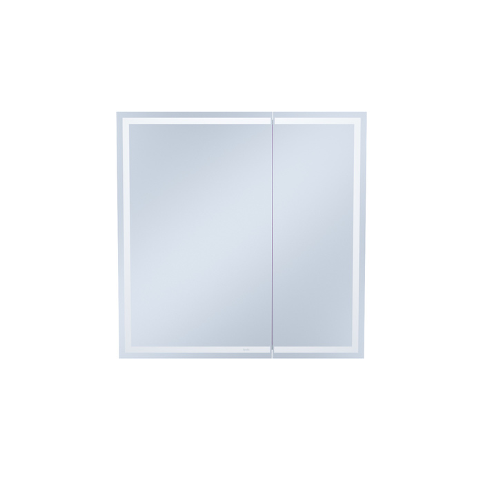 Шкаф-зеркало с подсветкой, 80 см, Zodiac, IDDIS, (ZOD8000i99) - фото 2
