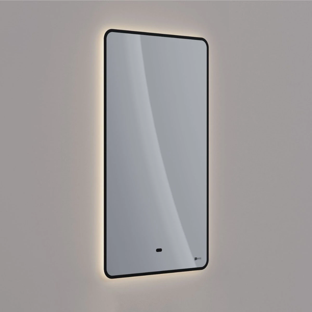 Зеркало Lemark MIOBLACK 45х80 см с интерьерной подсветкой, с подогревом (LM45ZM-black) - фото 2