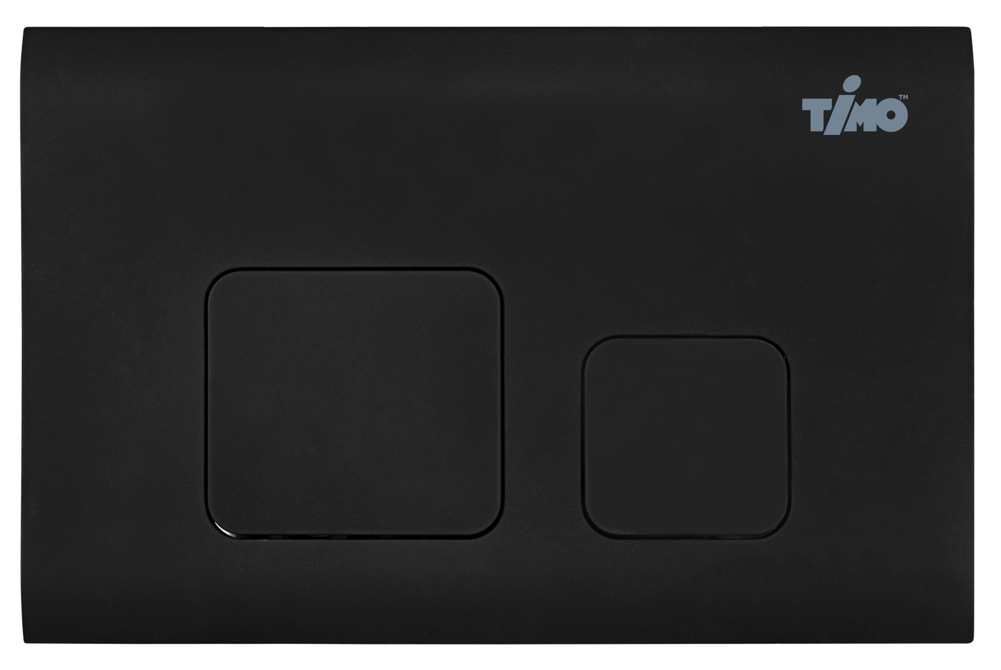 Кнопка смыва TIMO SOLI 250x165 matt black (FP-002MB) - фото 1