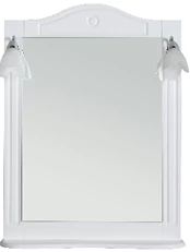 DEVON 80 Белый, матовый Зеркало с полкой - фото 1