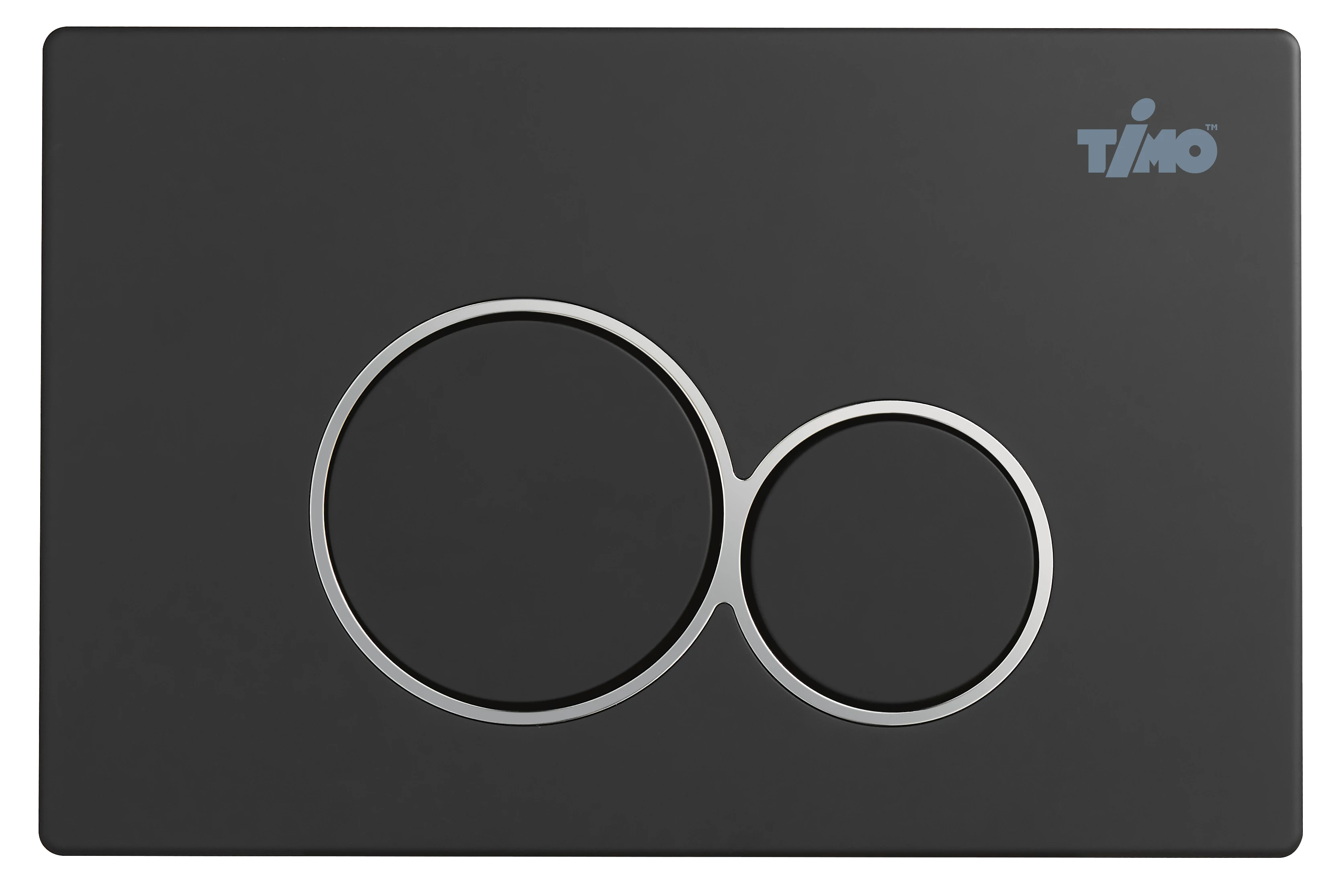 Кнопка смыва TIMO KULO 250x165 matt black (FP-001MB) - фото 1