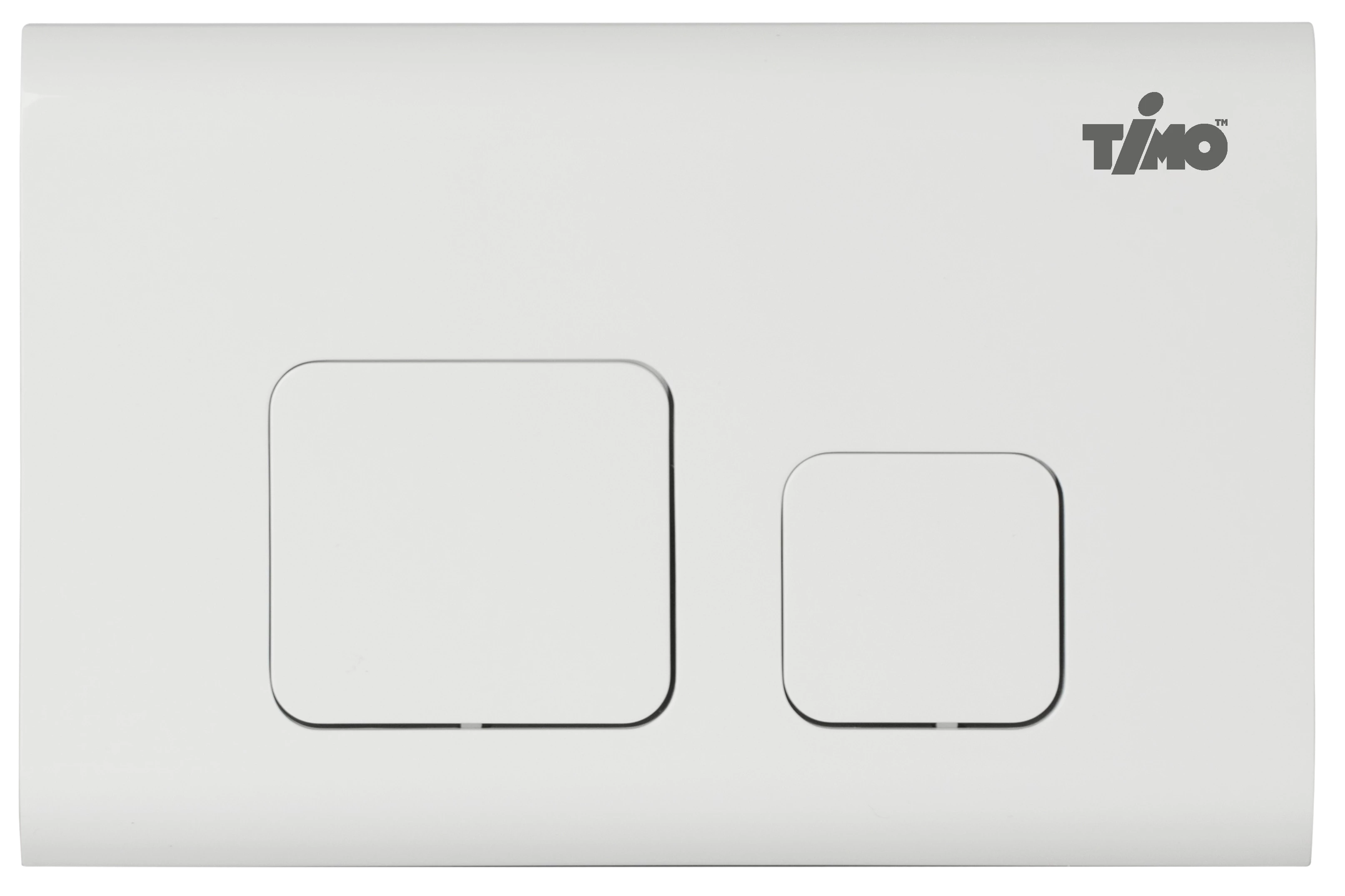 Кнопка смыва TIMO SOLI 250x165 white (FP-002W) - фото 1