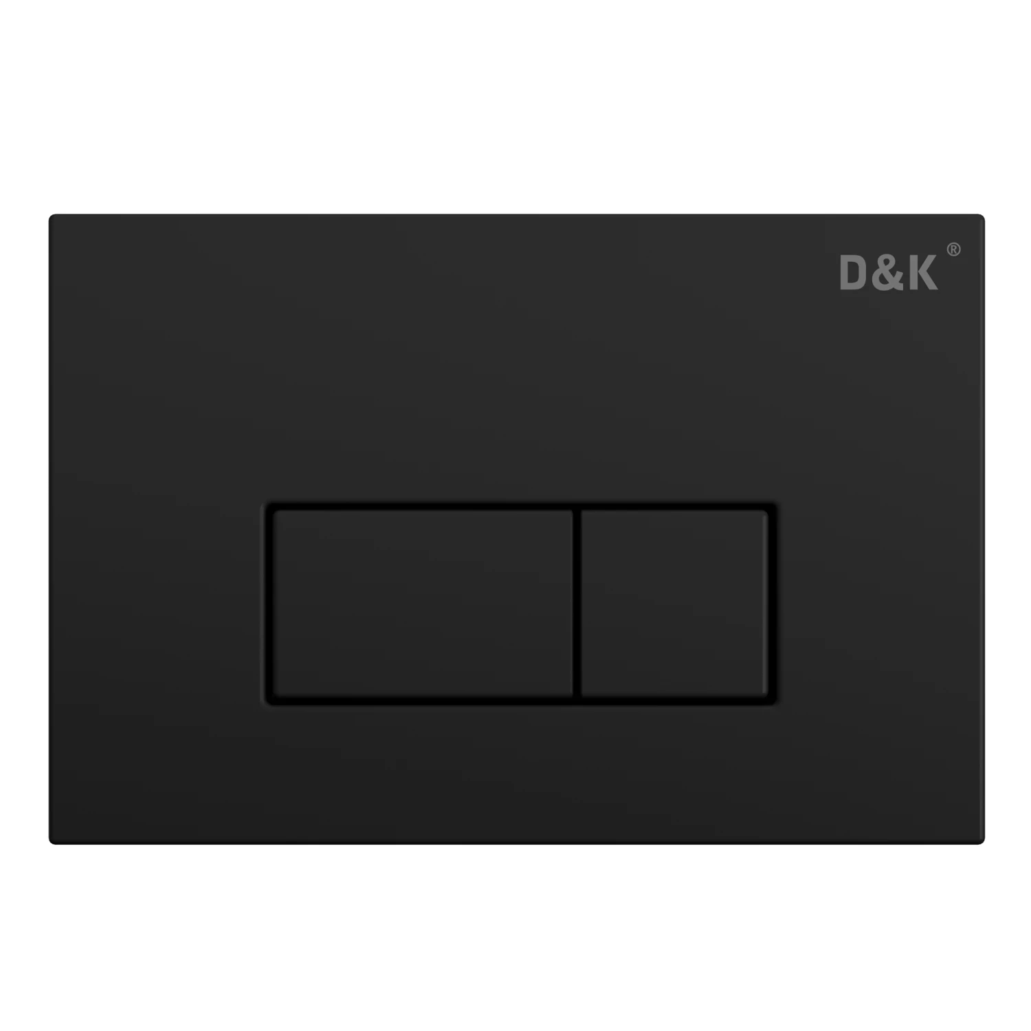 Клавиша смыва D&K Rhein (арт.инсталл DI8050127);черный (DB1499025) - фото 1